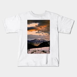 Lets Gets Portes Du Soleil French Alps France Kids T-Shirt